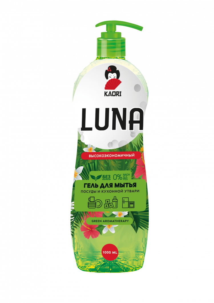 LUNA (Kaori)  - жидкость для мытья посуды (green aromatherapy)