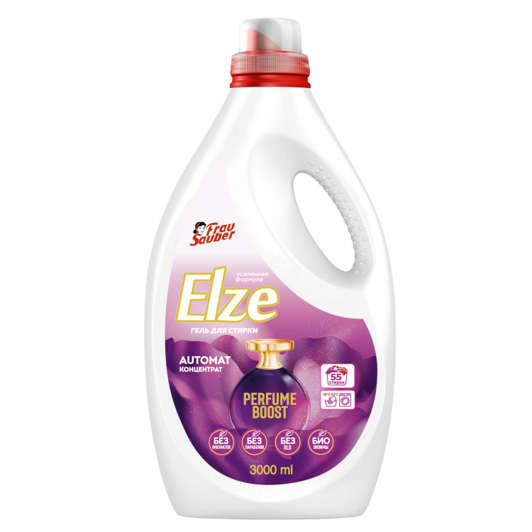 ELZE Perfume - гель для стирки парфюмезированный 3 литра 