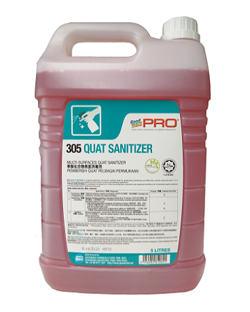 305 Quat Sanitizer - мощный дезинфектант на различных поверхностях 