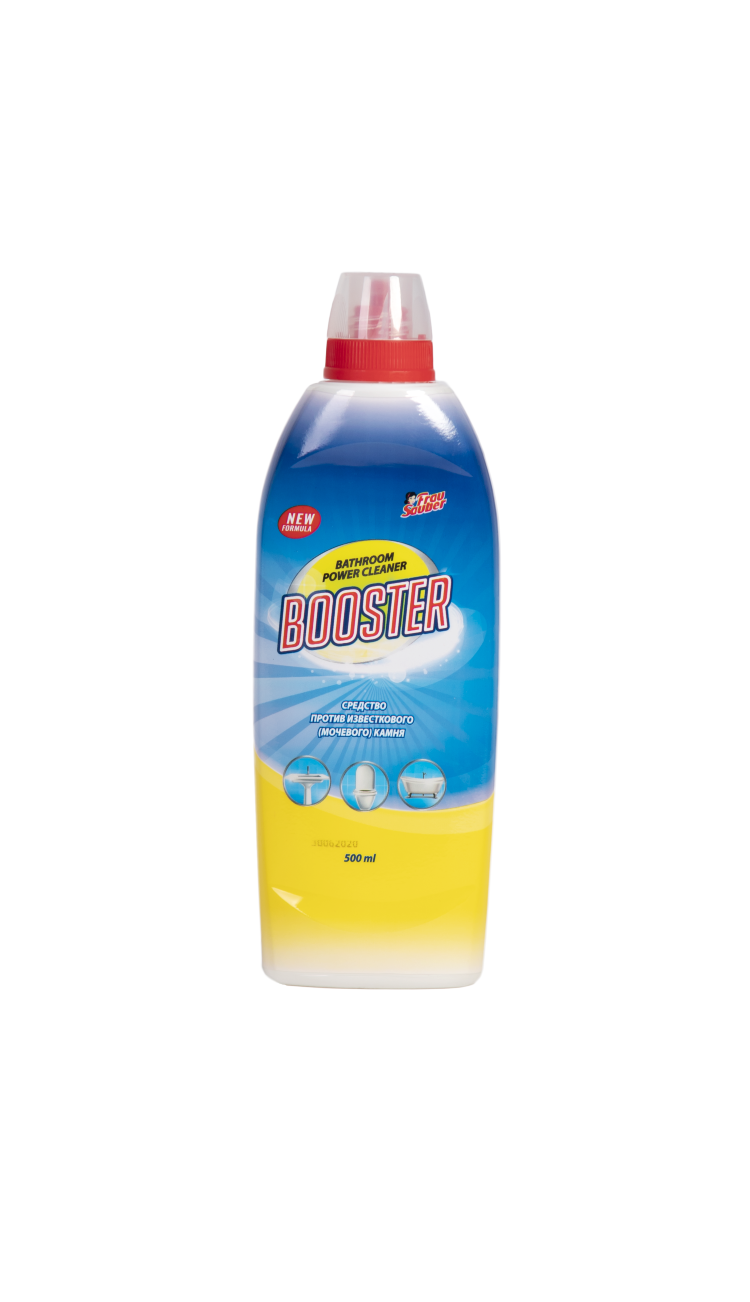 Booster: гель-концентрат против известкового камня и мыльного налета 