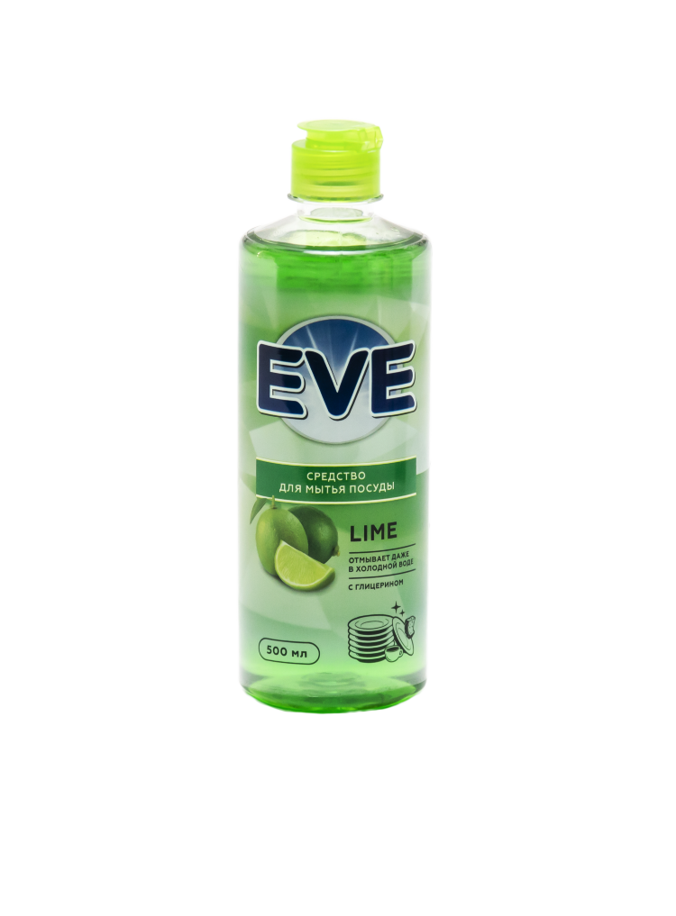 EVE - гель для мытья посуды (лайм) 500мл 