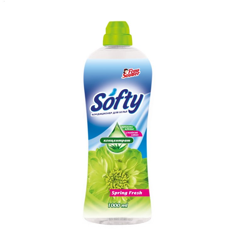 Softy (Spring fresh) - кондиционер для белья - 1л. 