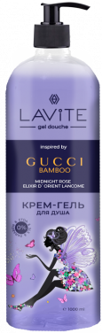 LAVITE (Euphorie nocturne) крем-гель для душа 1000 мл
